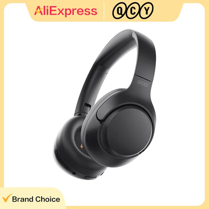 QCY H3 ANC Hi-Res Audio Wireless Bluetooth 5.4 Headphones Over Ear Headset 60Hrs 43dB Hybrid Active Noise Cancellation Earphone