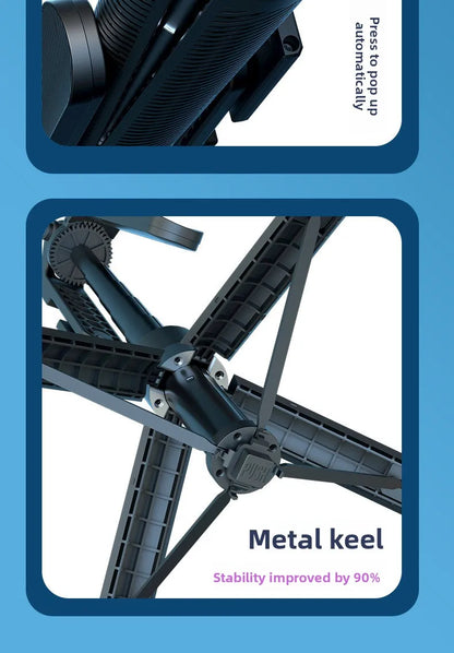 A14 Bluetooth Selfie Stick 1.8M Aluminum Alloy Tripod Stand with One-Key Pop-Up for Phone Live Streaming and Photography