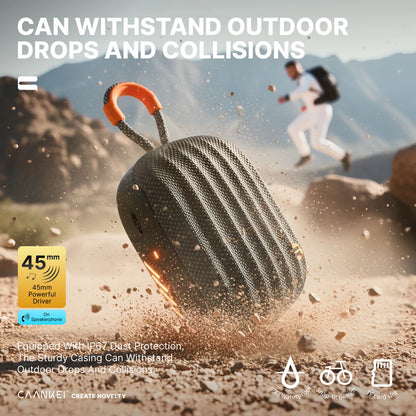 CW23 Portable Bluetooth Speaker IPX7 Waterproof TWS Bike Handlebar Subwoofer For Bicycle Scooter Outdoor Cycling Hot Sale