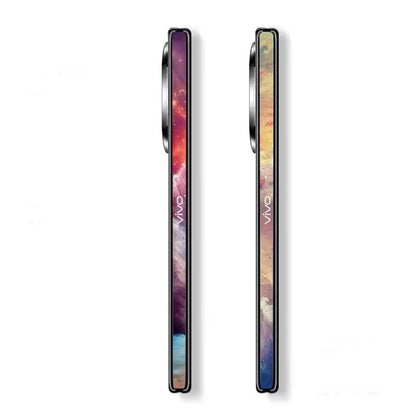 2PCS Pain Color Frosted Hinge Skin For VIVO X Fold2 X Fold3 Side Skin Hinge Protector Film Cover Wrap Sticker