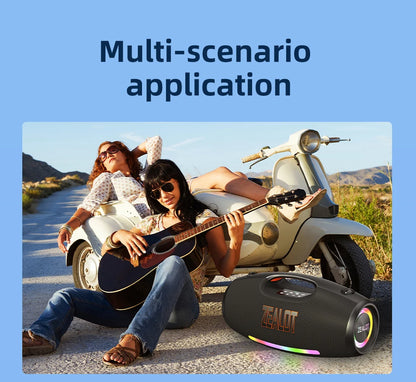 ZEALOT S89 Wireless Speaker 250W Portable Outdoor with RGB Color Lights Long 48000mAh Battery up to 8 Hours Playtime
