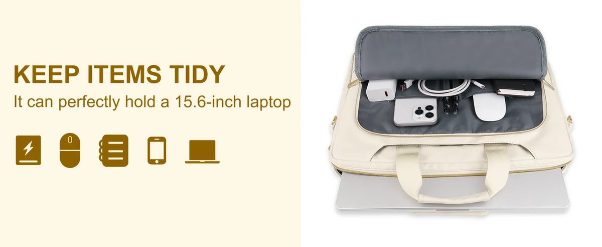 Laptop Shoulder Bag for MacBook Air Pro 15 16 M4 M3 M2 M1 Laptop Handbag Dell HP Acer Asus Notebook Messenger Sleeve Briefcase