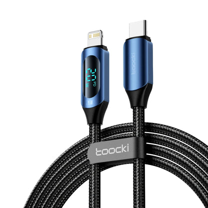 Toocki USB C Lighting Cable For iPhone 14 13 12 Pro Max X Xr 8 7 Plus PD 20W Fast Charger Lighting Data Wire Cord For iPad 1m