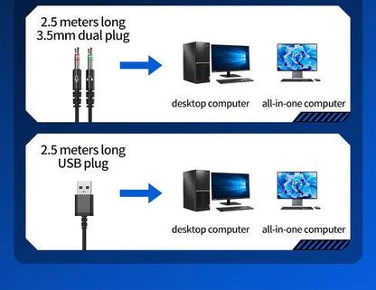 KCKZ Dual Microphone Type-C Phone USB Computer Delta Gaming Earphones Wired Dual Plug Earphones