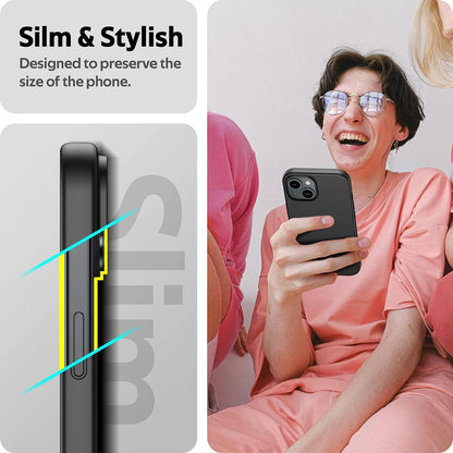 Ultra Thin Matte Silicone Soft TPU Case For iPhone 16 15 14 Plus 13 12 Mini 11 Pro XS Max X XR SE 2 3 7 8 Plus Solid Black Cover