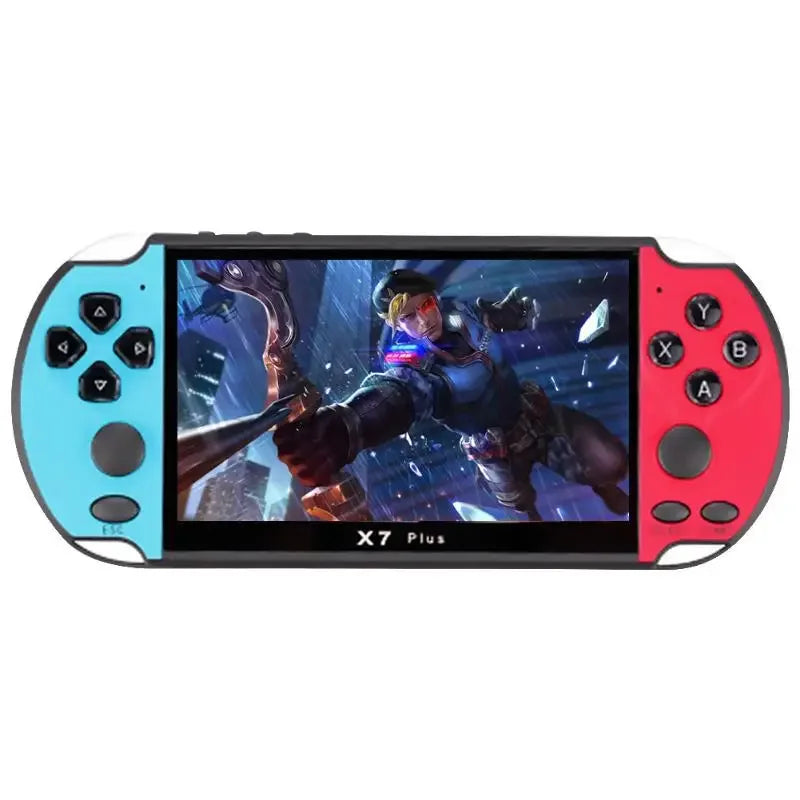 Nostalgic 8G double joystick PSP game console 5.1 inch high definition large screen x7 plus handheld game console