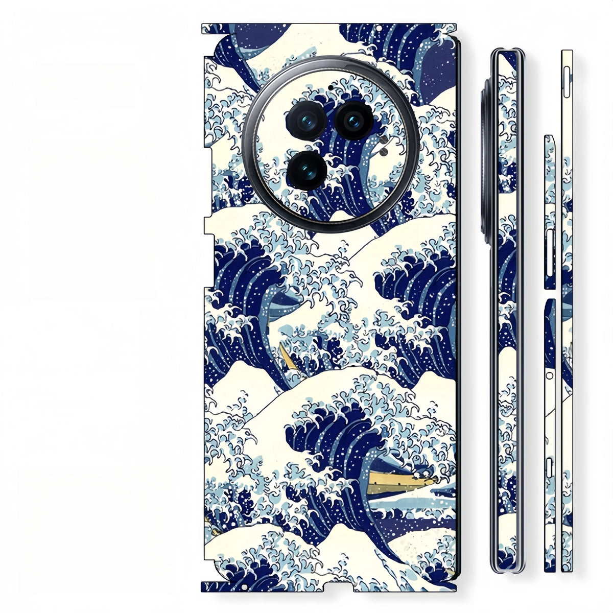 Colorful Sticker for VIVO X FOLD3 2 FOLD 5 Back Screen Protector with Hing Side Skin  Protective Film