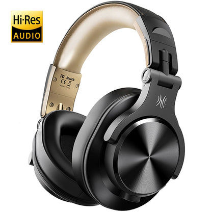 Oneodio A70 Fusion Wired + Wireless Bluetooth 5.2 Headphones For Phone With Mic Over Ear Studio DJ Headphone Recording Headset