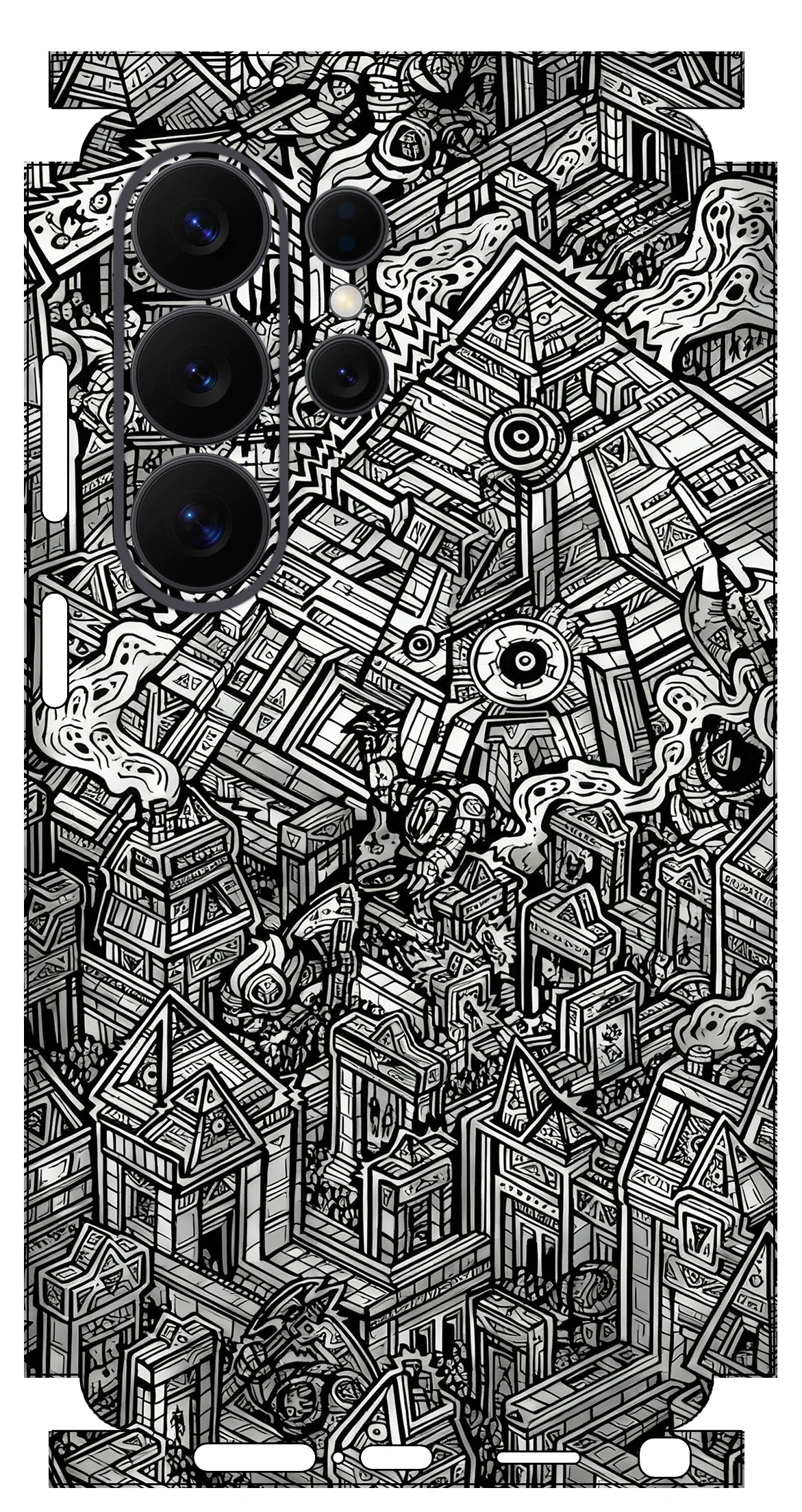 MX005 Sticker Skin for Samsung S26 S25 S24 Ultra Phone Skin Wrap Back Film S26Plus Frame Camera Protective Decal