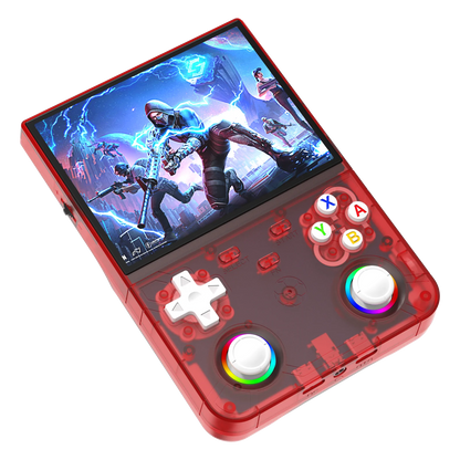 R36 Ultra X Open Source Portable Game Device 4.5 Inch Full‑Laminated IPS Screen Quad‑Core Processor RGB Light Joystick Vibration