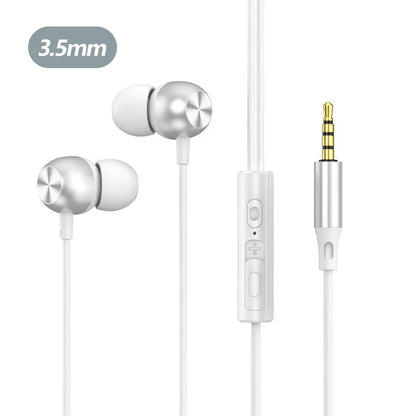 Wired Headphones For Apple iPhone 15 16 E Pro Max Plus iPad USB C In-Ear Earphones HiFi Surround Sound Music Type C Wired Earbud
