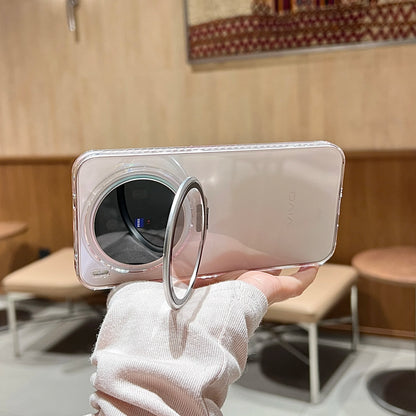 For VIVO X300 Ultra X300 Pro Case Acrylic Skin-friendly Transparent Lens Holder PC Cover For VIVO X300S Shockproof Funda