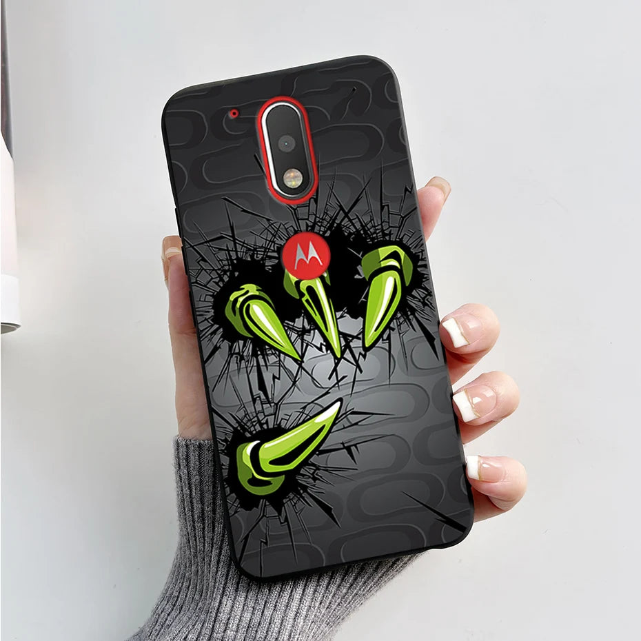 Case for Motorola Moto G4 / Moto G4 Plus / Moto G4 Play Back Cover Fashion Marble Silicone Soft TPU Protective Phone Cases Coque