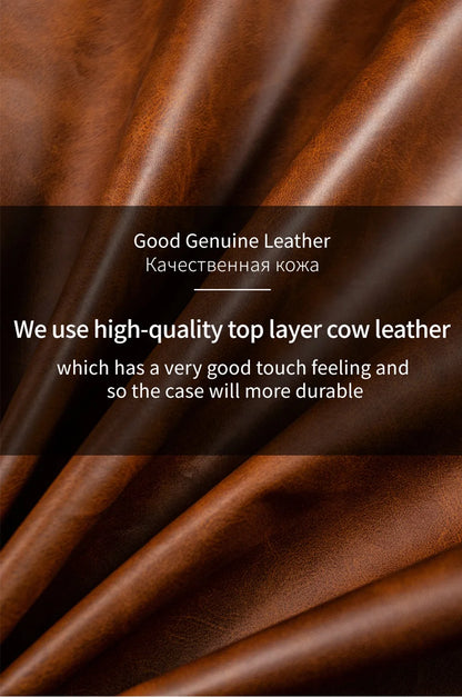 Retro for Samsung Galaxy S26 Ultra Case S25 S24 S23 S22 S21Luxury Genuine Leather Cases for Galaxy S26 Vintage Phone Back Cover