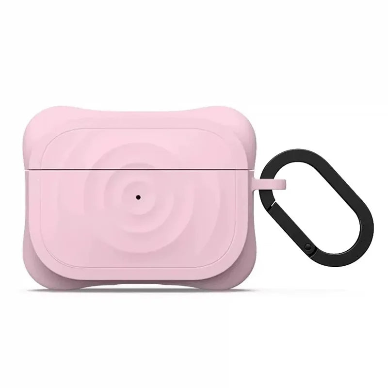 Niche Boyang Wave Design Shockproof Earphone Shell Compatible With AirPods Pro Wireless Headphones