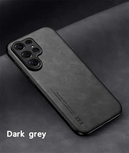 Magnetic Leather Protect Phone Case For Samsung Galaxy S26 S25 S24 S23 S22 Note 20 Ultra Plus S26FE S25FE S24FE Case Back Cover
