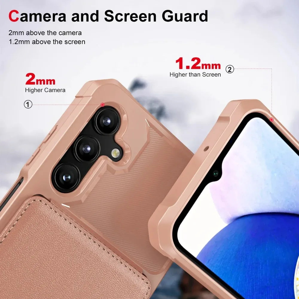 Card Slots Wallet Stand Case For Samsung Galaxy S26 S25 S24 S23 S22 S21 Ultra Plus FE A57 A37 A56 A36 A26 A55 A35 A54 A34 Cover
