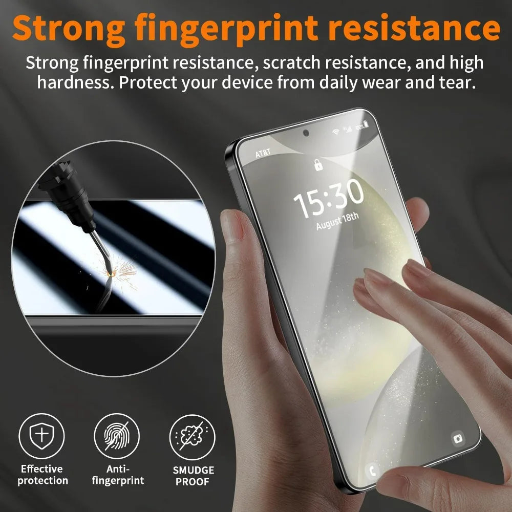 2 PCS Screen Protector For Google Pixel 11 Pro/10 Pro 11 Pro XL 9 Pro Fingerprint Unlock Tempered Glass
