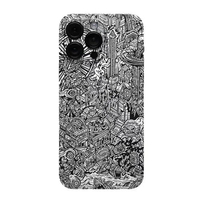 Oscar Colorful Decal Skin for iPhone 17 16 15 14 13 12 Pro Max Protector Film Wrap Case Full Cover Personal Sticker