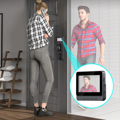 M16S M15S WiFi Wireless Intercom Smart Doorbell 4.3inch IPS Screen Video Security Camera Two-Way Intercom HD Surveillance Camera