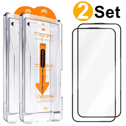 1/4Set 18PM Easy Install Screen Protector For iPhone 18 17 16 15 Pro Max 18pro 18Promax Dust Free Tempered Glass Protective Film