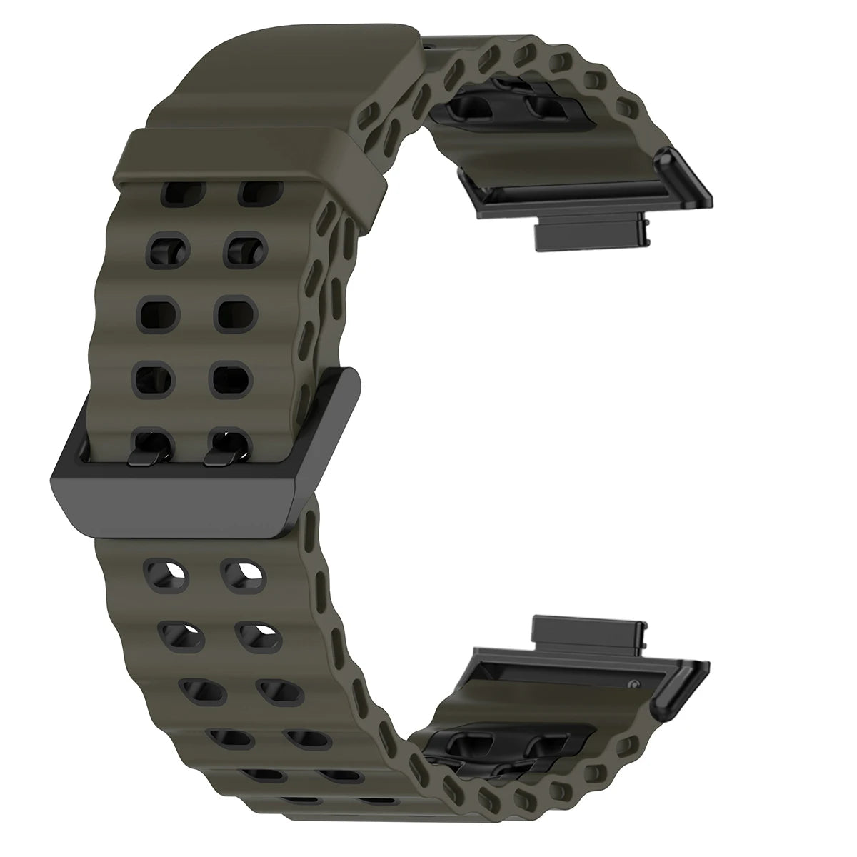 Soft Silicone Strap for Redmi Watch 6 5 4 Sports Two Tone Wristband for Xiaomi Mi Band 8 9 Pro Adjustable Rubber Wristband