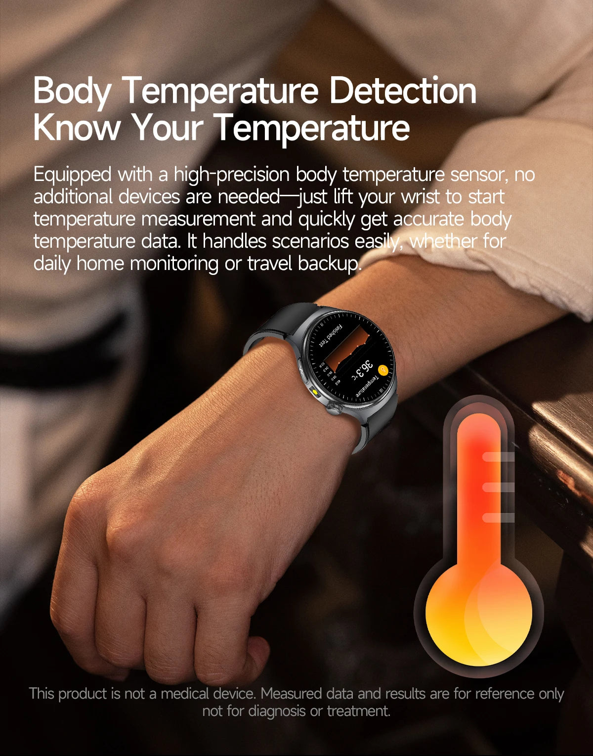 2026 New AI-Diagnosis Care Smartwatch ECG+PPG Accurate Uric Acid Blood Pressure Body Fat Five Organ Fitness Waterproof Smartwatc