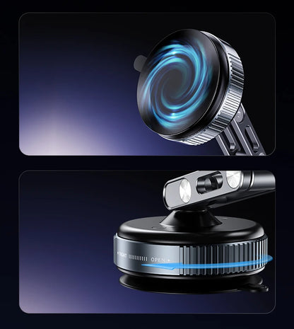New Car Magnetic Mobile Phone Holder 360 Degree Rotation, Vacuum Adsorption, No Need To Charge, Suitable for Car Navigation