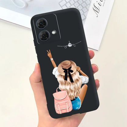 For Motorola Moto G54 Case Moto G84 Phone Cover Cute Astronaut Slim TPU Soft Silicone Funda For MotoG54 MotoG84 5G XT2343-1 Capa