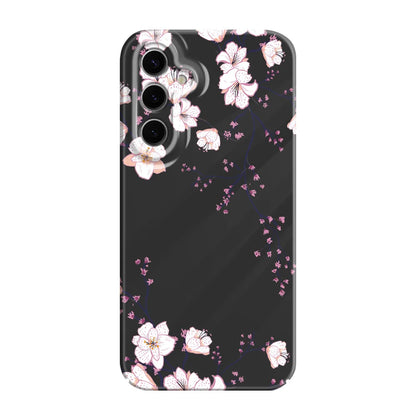 Fallen Plum Blossoms Phone Case For Samsung Galaxy S25 S24 S23 S22 S21 S20 Plus Ultra FE 5G Film Hard Cover