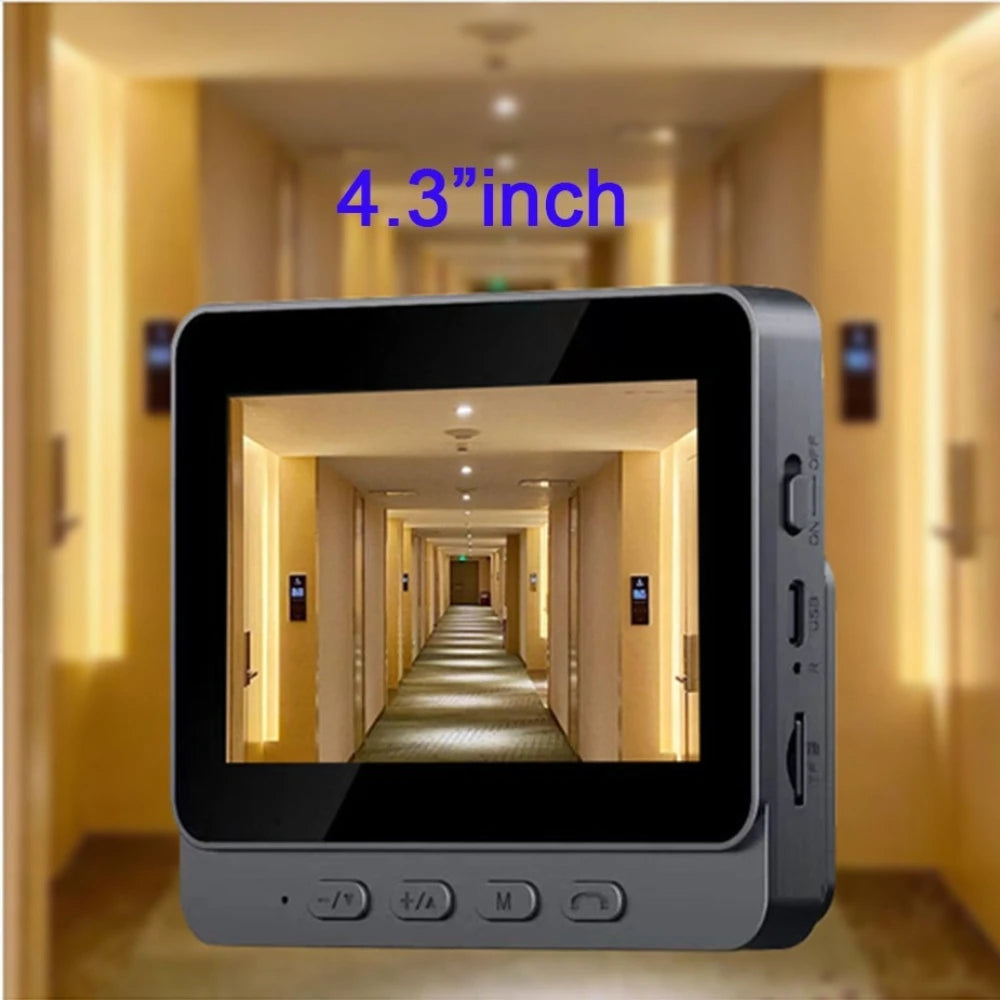M16S M15S WiFi Wireless Intercom Smart Doorbell 4.3inch IPS Screen Video Security Camera Two-Way Intercom HD Surveillance Camera