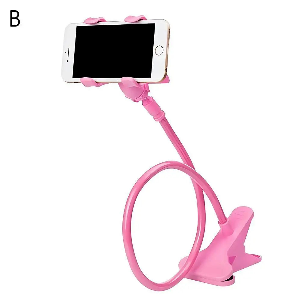 Phone Holder Stand Lazy Bracket Headrest Bed 360 Flexible Long Arms Clamp Mount Phone Stand 360 ° Rotation For iPhone 3.5~6.5"