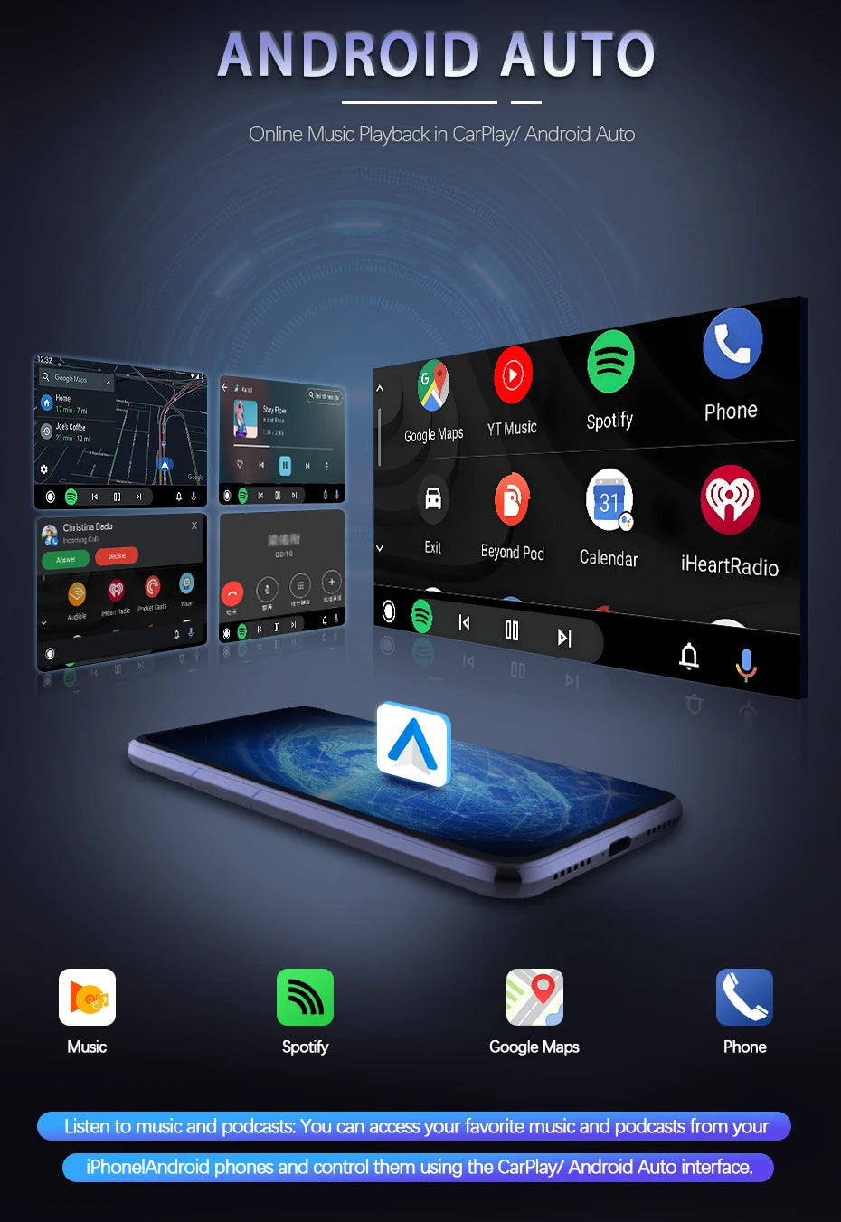 Car Wireless Android Auto Apple CarPlay Tv Box For Acura RDX TLX ILX RLX MDX YD3 Radios Smart System Upgraded OEM Screen Camera