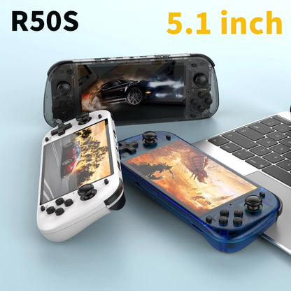 NEW R50S Consolas 5.1-inch 854*480 HD Screen Video Gaming Player 4200mAh Battery Retro Handheld Game Console Dropshipping