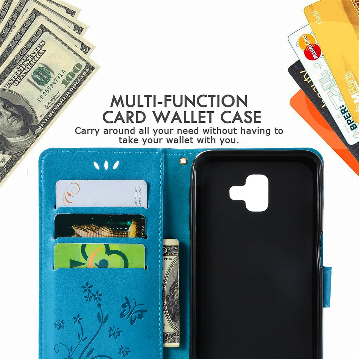 S8 S9 Plus S10 S20 FE S21 S22 S23 Ultra PU Leather Wallet Cover For Samsung Galaxy S23 FE S10 Plus Holder Flip Stand Phone Case