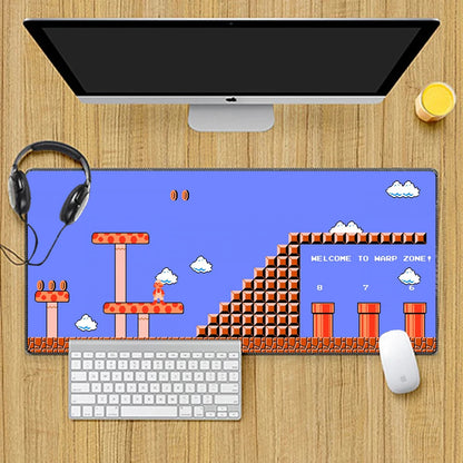 Hot Games Super M-Marioes Mousepad HD Printing Computer Gamers Locking Edge Non-slip Mouse Pad XXL90x40cm Keyboard PC Desk Pad