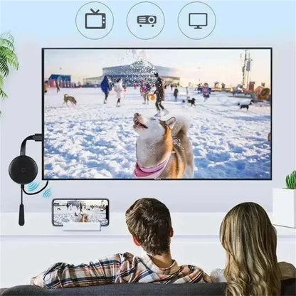 Portable 1080P Wireless TV Stick Video Receiver TV HD WIFI Dongle Adapter For Android/iOS TV Box Computer Live Screen Projector