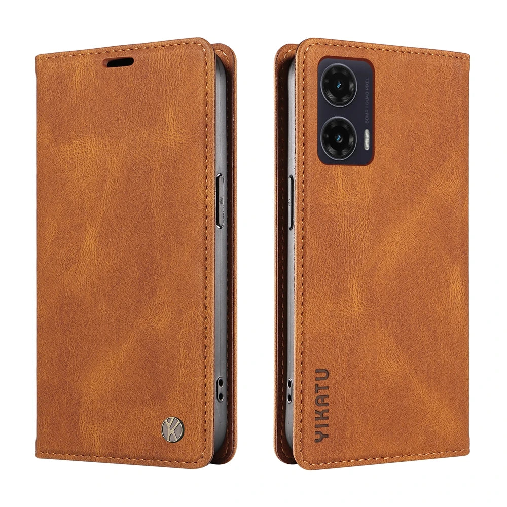 Leather Flip Case For Motorola Moto G86 G85 G84 G75 G56 G55 G54 G53 G04 G05 G14 G15 G32 G34 G35 EDGE 40 50 60 Neo Pro Fusion 5G