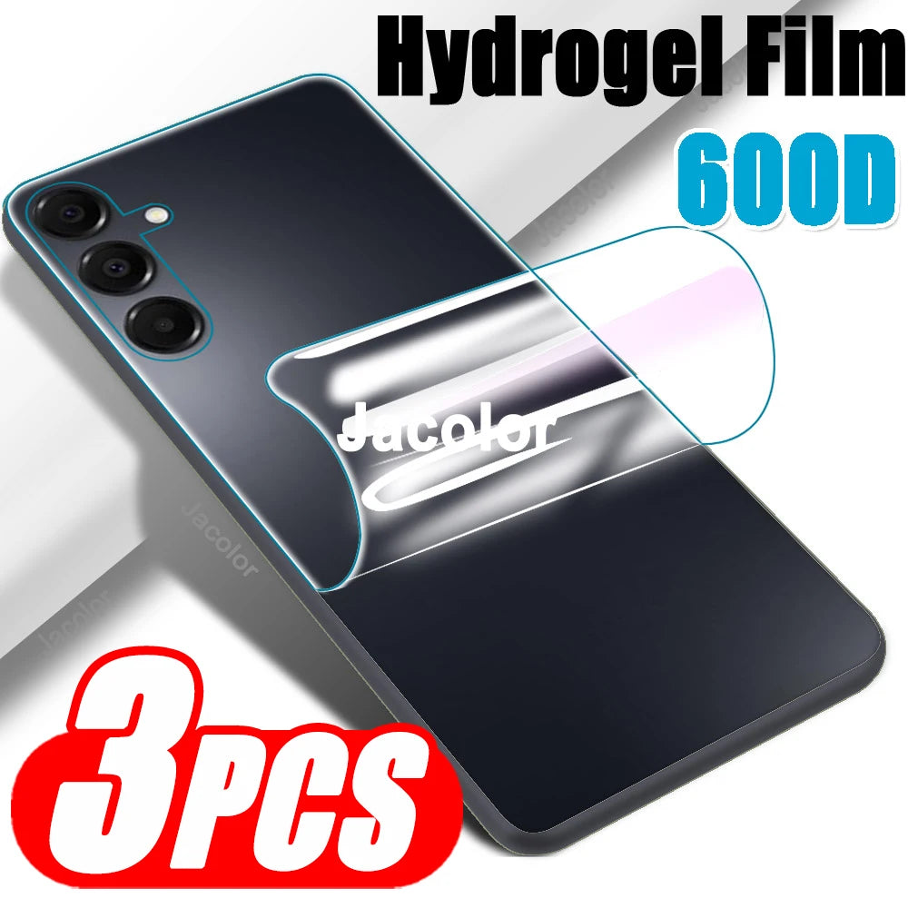 3PCS Hydrogel Film For Samsung Galaxy A16 A16 5G A06 A06 5G Gel Protector For Galaxy A16 A16 5G A06 5G Back Screen Film