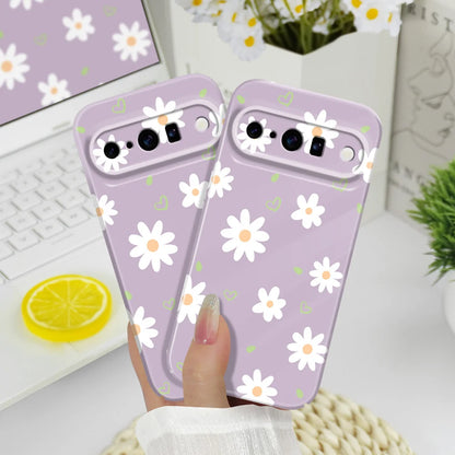 Tender Daisy Phone Case For Google Pixel 10 9 9A 8 8A 7 7A Pro XL 5G Film Hard Cover