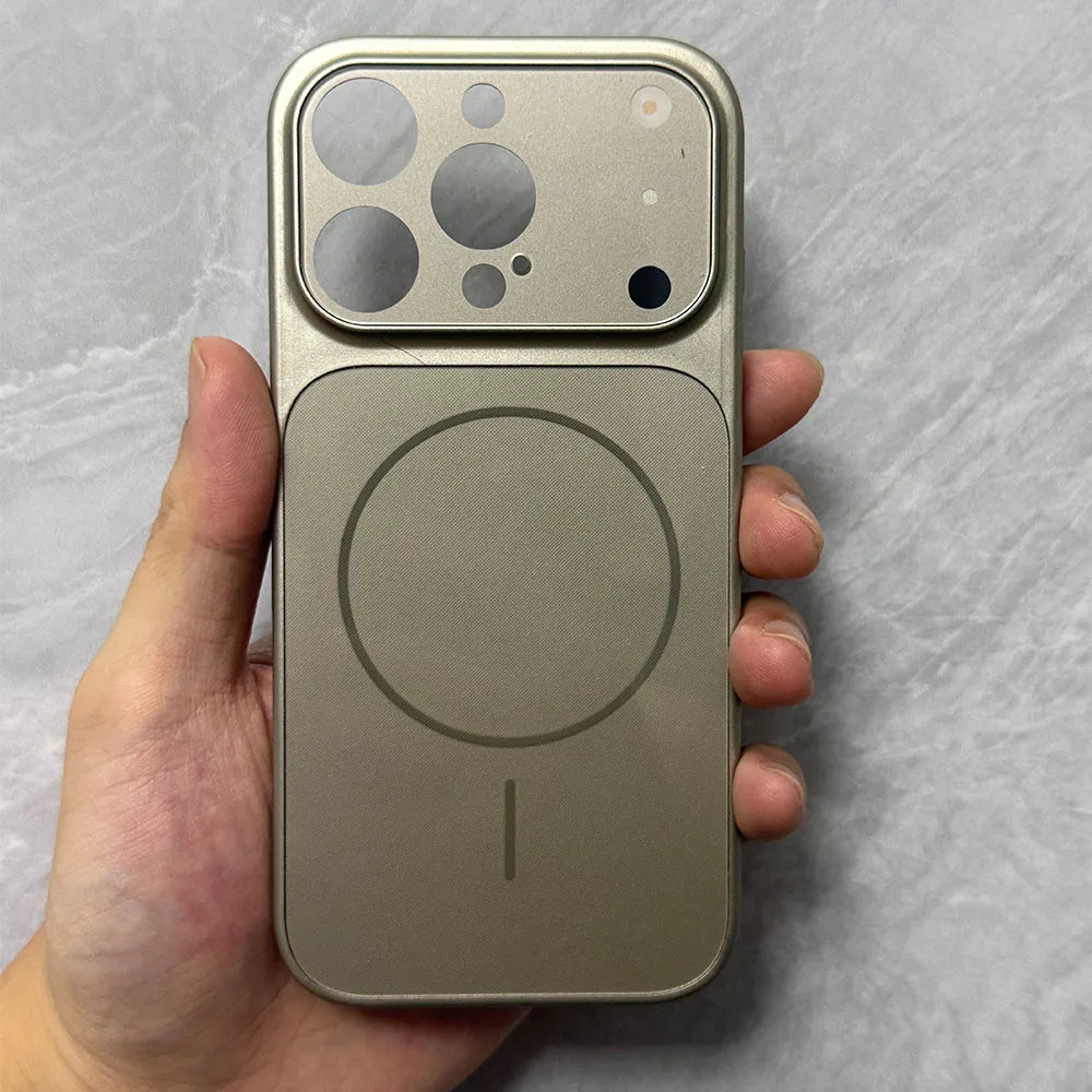 Luxury Case Transform Look To 17 18 Pro Max Cover For Iphone 16 Pro 15 14 13 Change To 17 Pro Magnetic Fundas For Magsafe