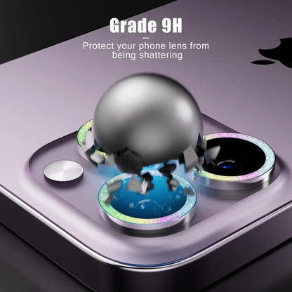 2-3Pcs HD Ultra-Clear 9H Tempered Glass Camera Lens Protector Compatible For IPhone 16 17 18 Pro Max Apple Duo Case Friendly