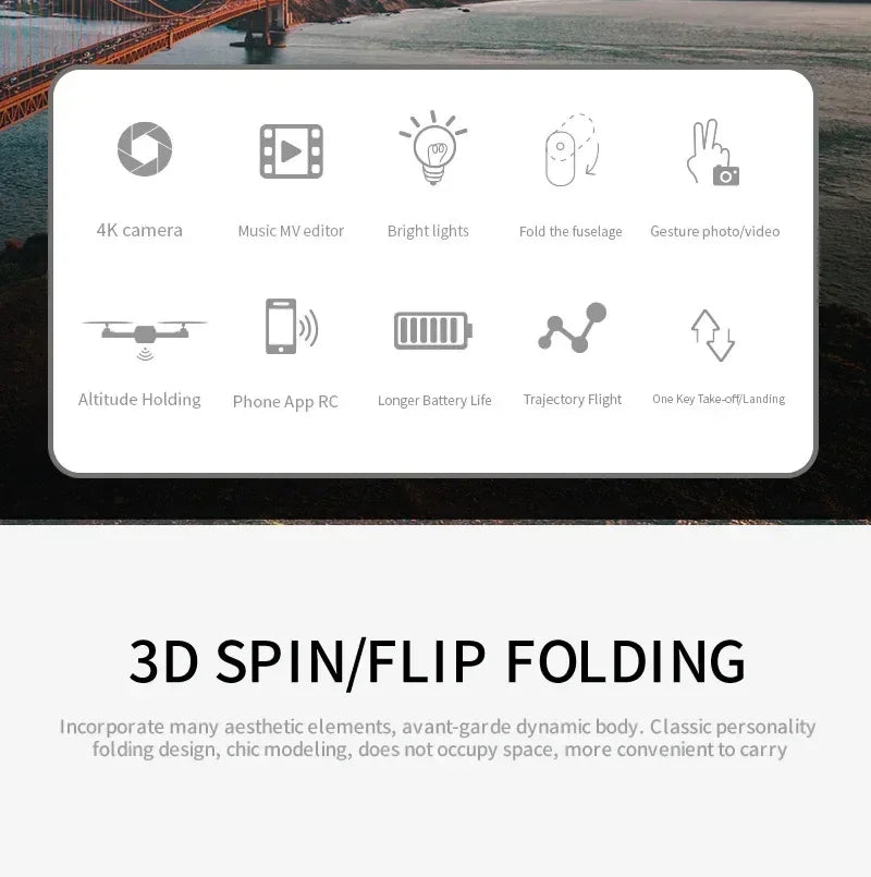 2026 New E88 Pro RC Drone 4K 1080P Wide Angle Dual HD Camera Foldable Quadcopter WiFi FPV Altitude Hold
