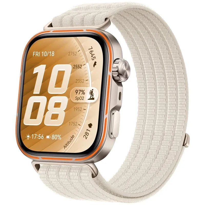 Official Nylon Braided Strap for Huawei Watch Fit 5/5 Pro Breathable Bracelet Watchband Huawei Watch Fit 4 Pro/4/3 Accessories