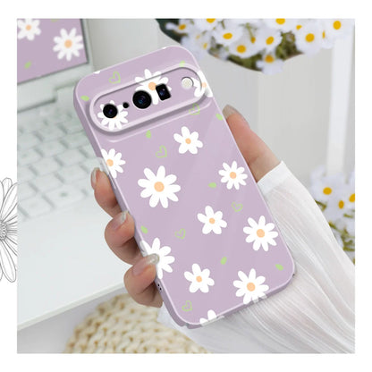 Tender Daisy Phone Case For Google Pixel 10 9 9A 8 8A 7 7A Pro XL 5G Film Hard Cover