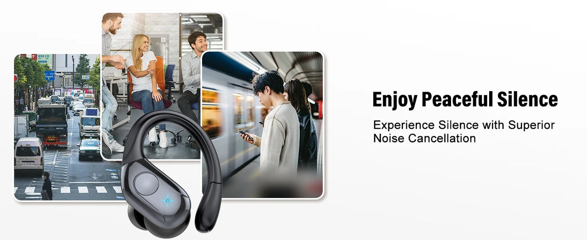 Wireless Bluetooth 5.4 Earbuds High Quality Sound and Noise Reduction Mic, 75H Playtime, Power Display, IPX7 Waterproof Earphone