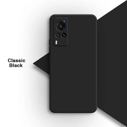 Simple Original Case Back Cover for VIVO X60 X60T Pro X60Pro Plus Pro+ X60S 5G Lens Protection Soft Square Liquid Silicone Shell
