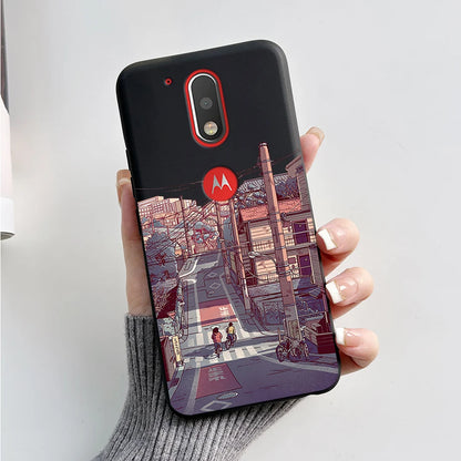 Case for Motorola Moto G4 / Moto G4 Plus / Moto G4 Play Back Cover Fashion Marble Silicone Soft TPU Protective Phone Cases Coque