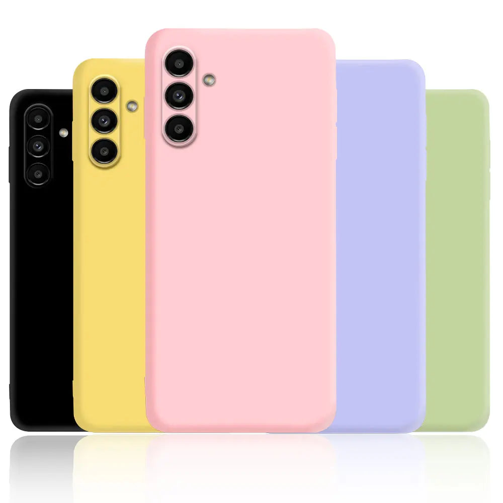 Liquid Soft Silicone TPU Case For Samsung Galaxy S20 S21 S22 S23 S24 S25 Plus Note 20 Ultra S21 FE 5G Back Cover Fundas