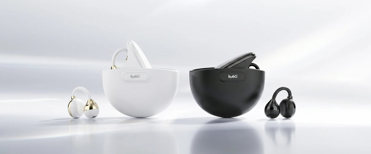 IMIKI SP2 Open Ear Clip on Sports Super Bass Earbuds Wireless Bluetooth 6.0 Earphones OWS Running Headphones Waterproof Ear Buds